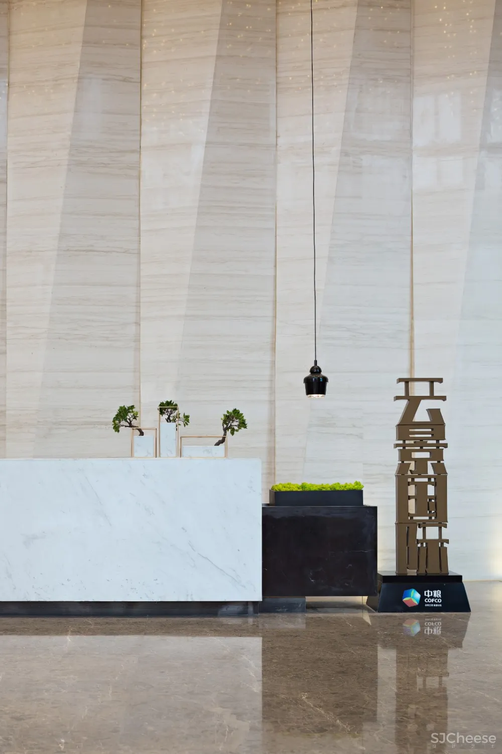 汇格设计丨写字楼大堂案例·深圳中粮云景广场写字楼