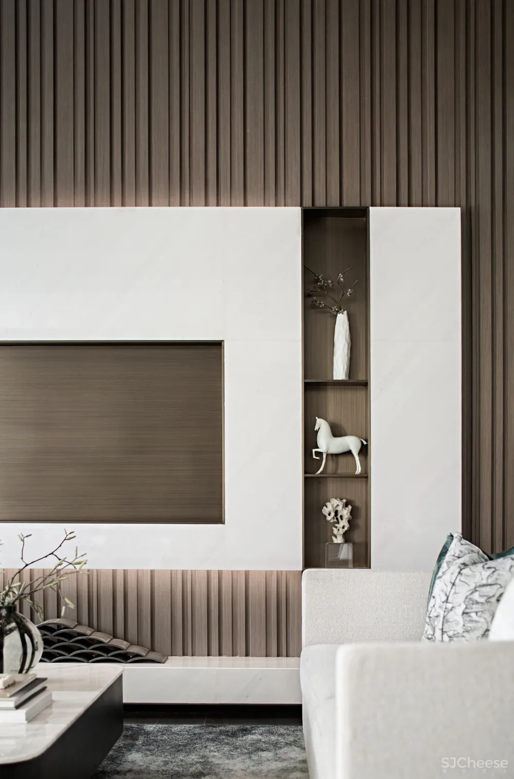 219㎡轻奢风跃层洋房,后浪青年憧憬的“精质”家!