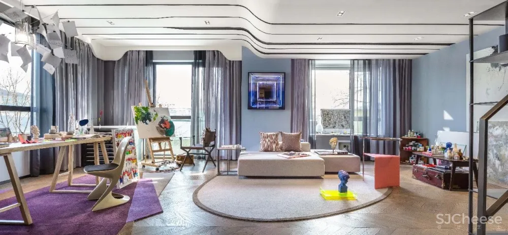 400m²“超美学”叠拼样板间,解密奢华墅作之空间狂想!