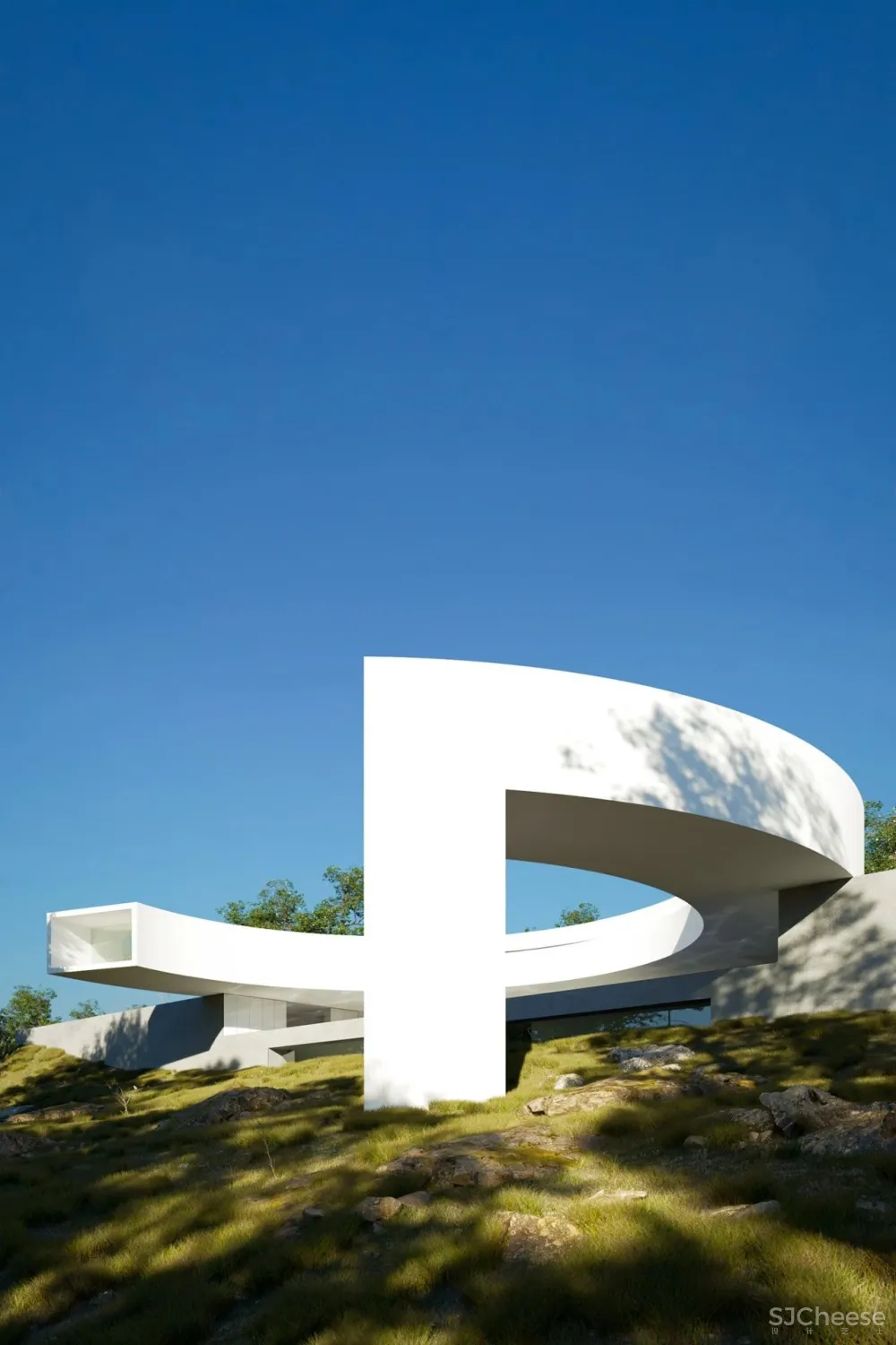 美爆了,白色极简主义别墅!