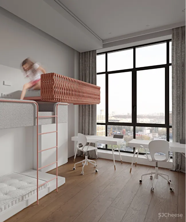 不爱客厅爱卧室？这个家的两个房间占据了总面积的三分之二!