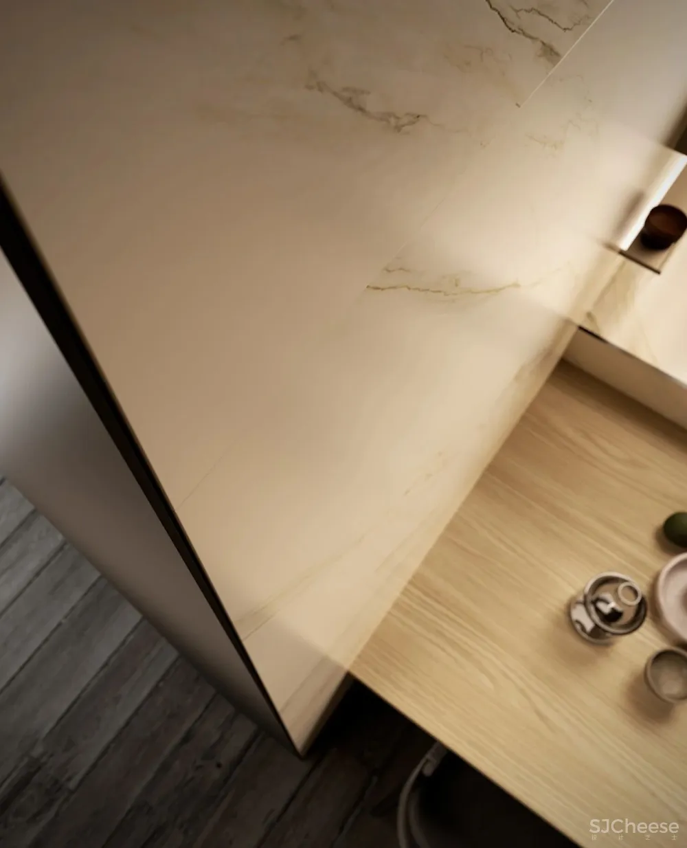 studiopodrini新作 高级灰奢华厨房