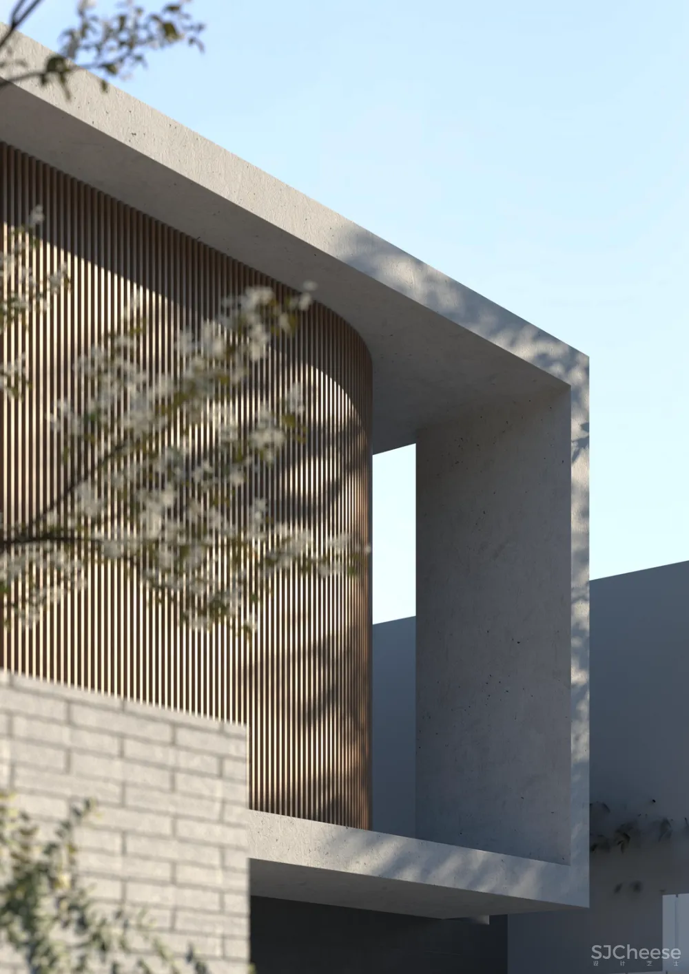 8组住宅效果图,原来大户型更适合极简风!