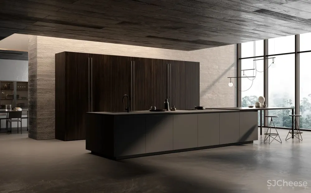 studiopodrini新作 高级灰奢华厨房