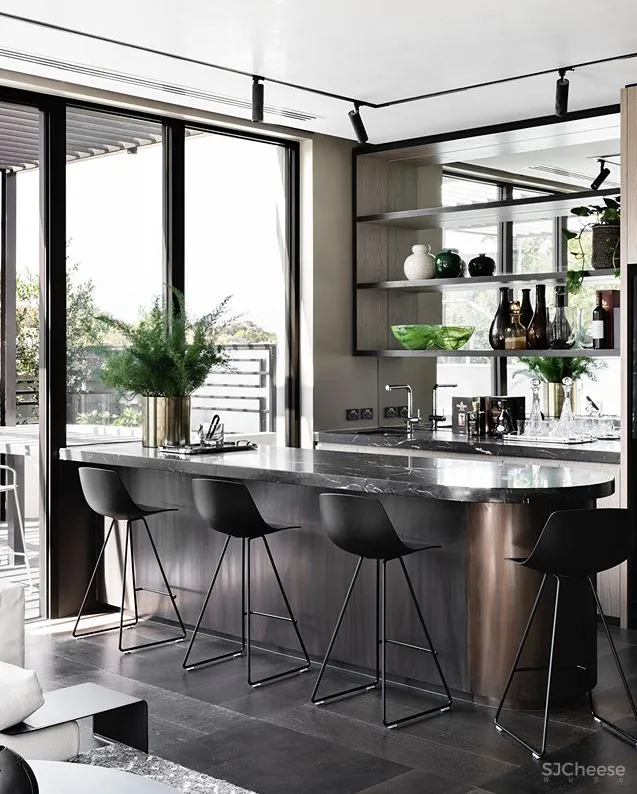 豪华公寓的精装房设计，也要简单耐看