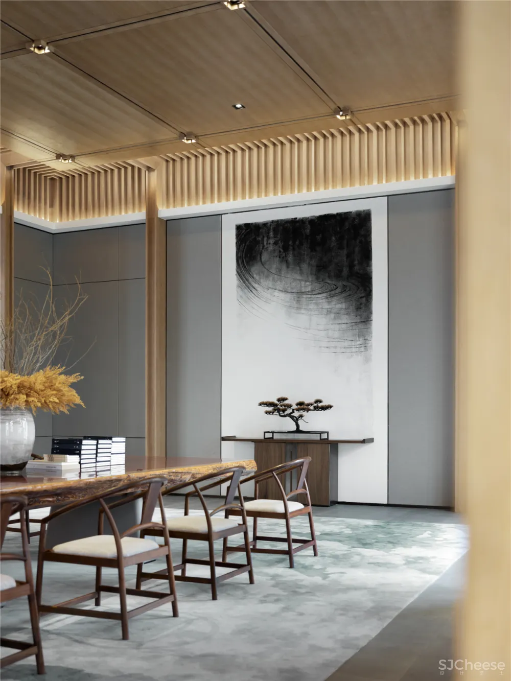 成都「天府上城」售楼中心,以山水重塑东方美学设计!