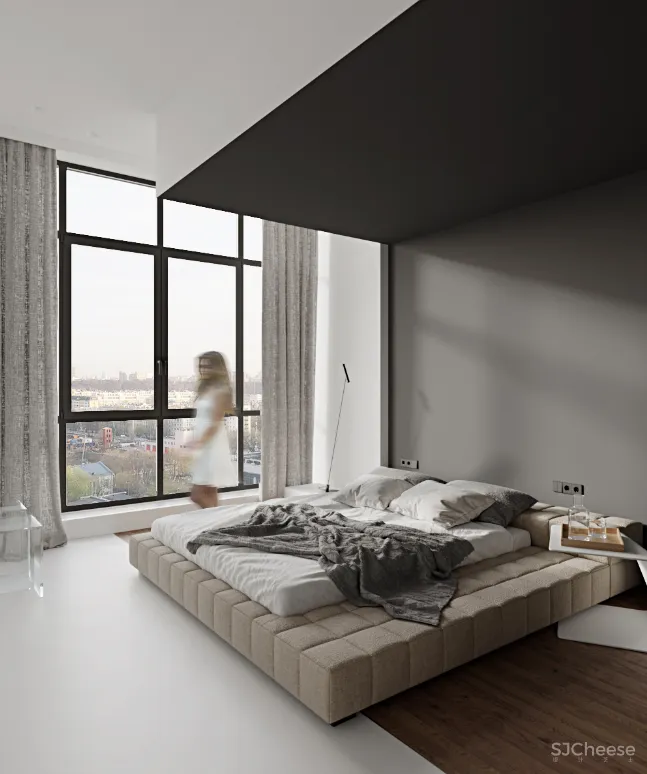 不爱客厅爱卧室？这个家的两个房间占据了总面积的三分之二!