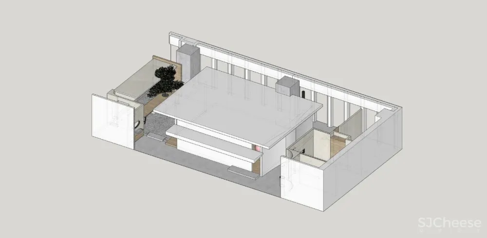 HOOOLD空间设计:愈创木瑜伽 城市边界!