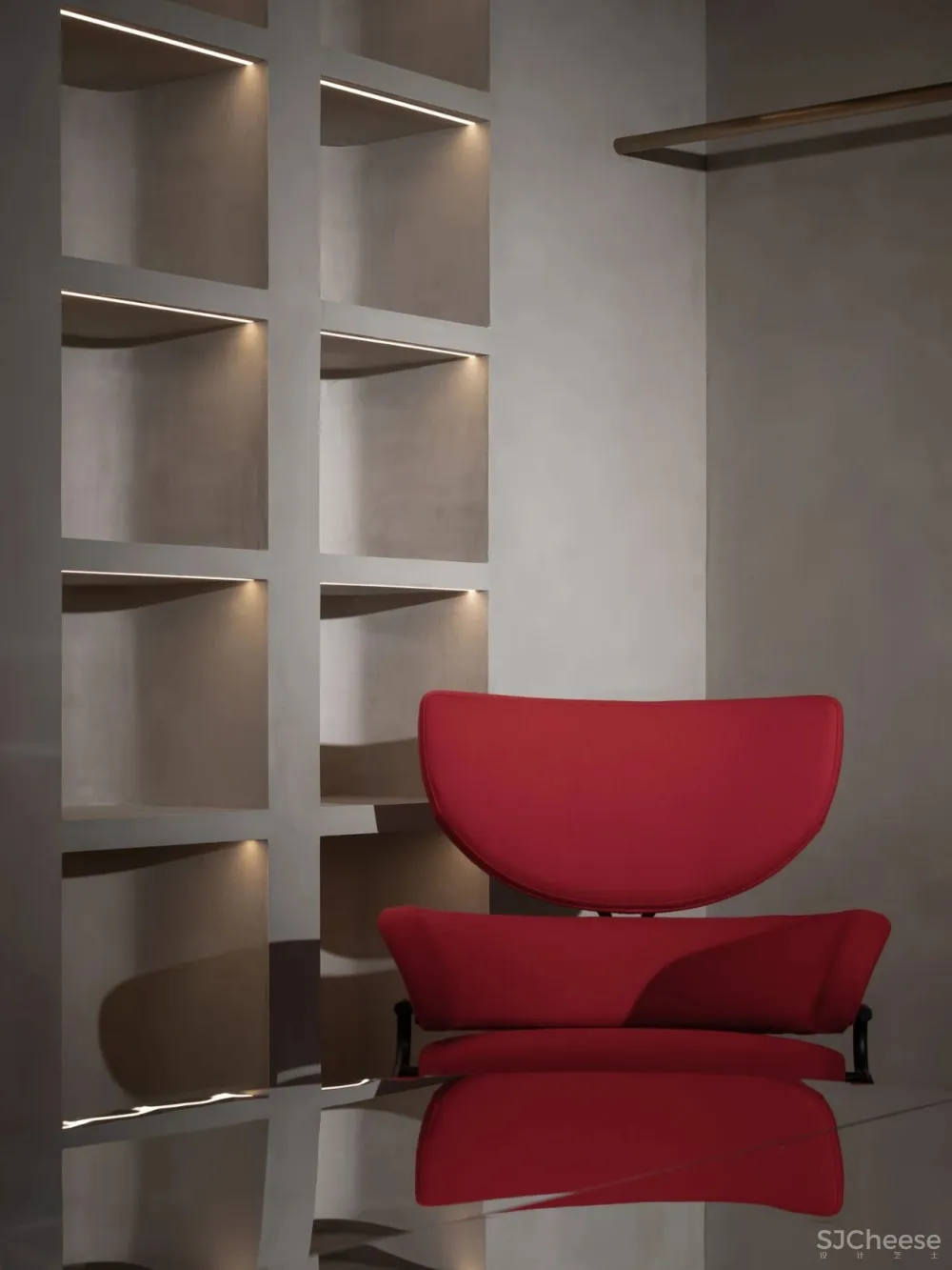 文超:128㎡灰木系空间,这样的复古才够味!