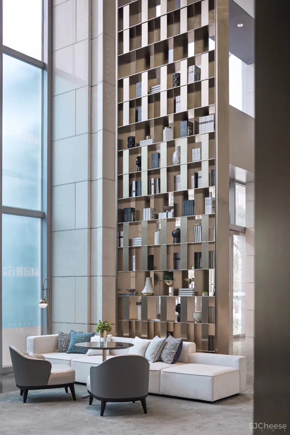 汇格设计丨写字楼大堂案例·深圳中粮云景广场写字楼