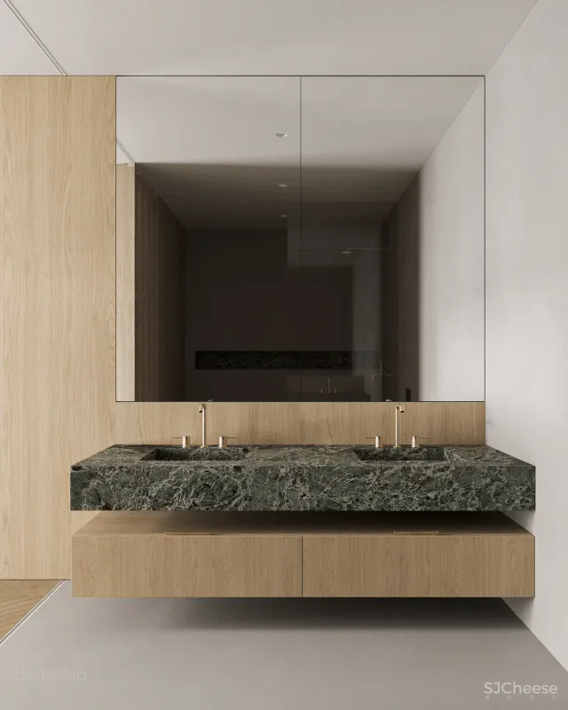 85㎡ 简约居所,“鱼骨拼”木地板站C位