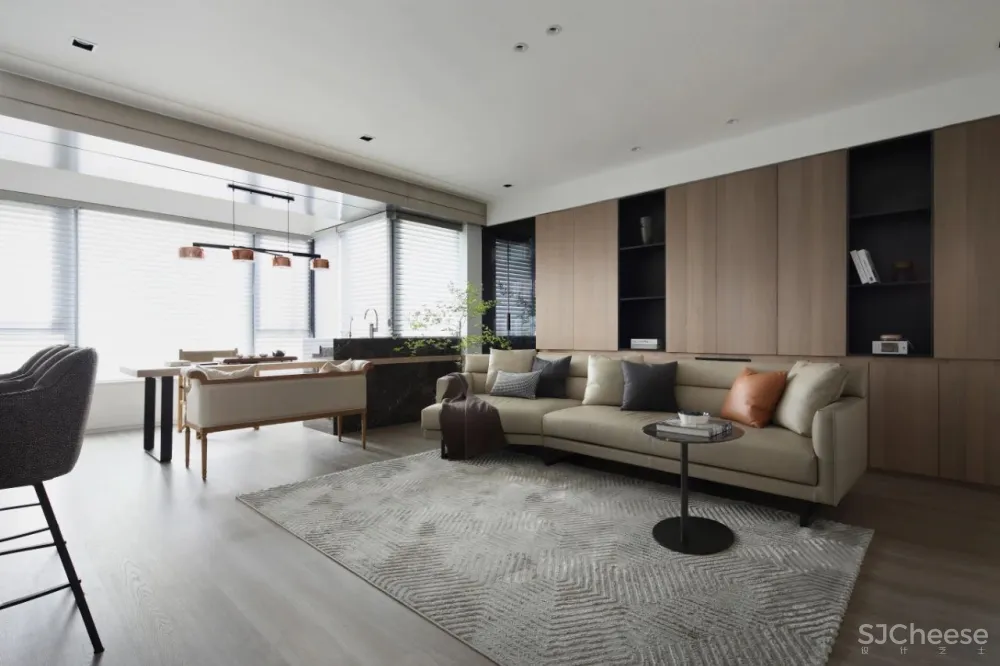 200㎡简约风私宅,自在生活的诗和远方!