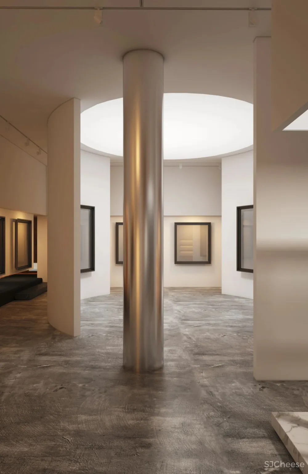 金属 大理石,不一样的空间感受 初品设计