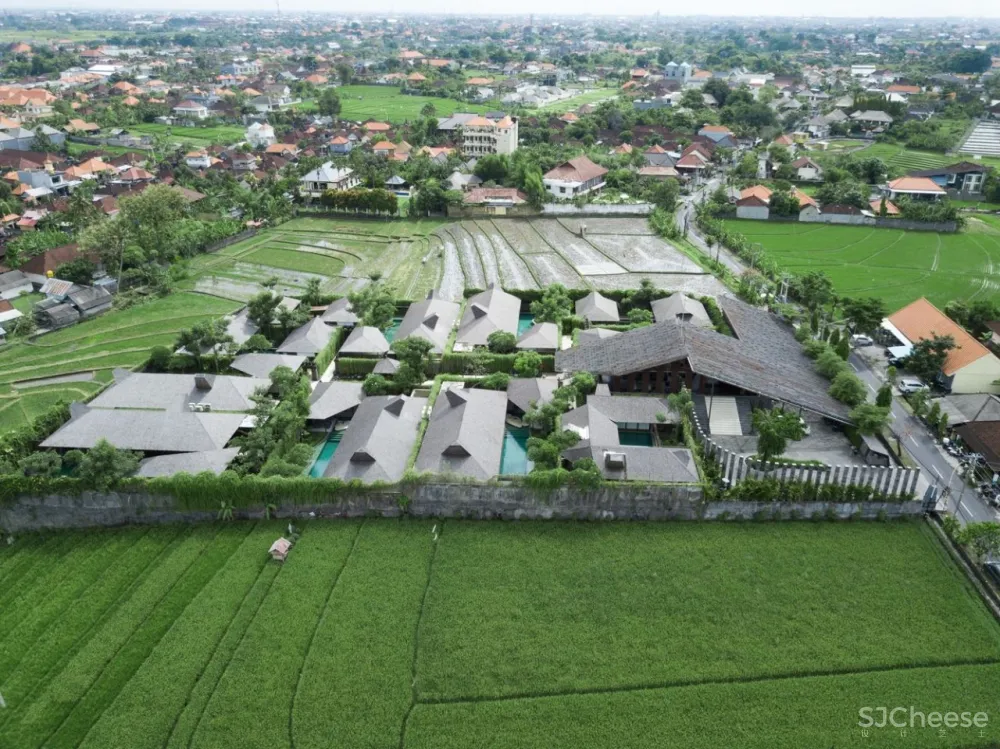 传统材料与现代元素的融合-印尼Santai隐世度假别墅！