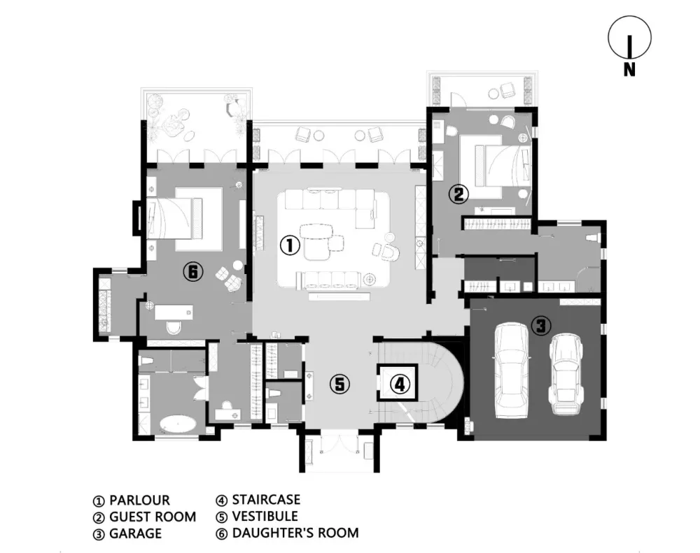 1000㎡克制灰别墅,安静、美好,超治愈 池陈平