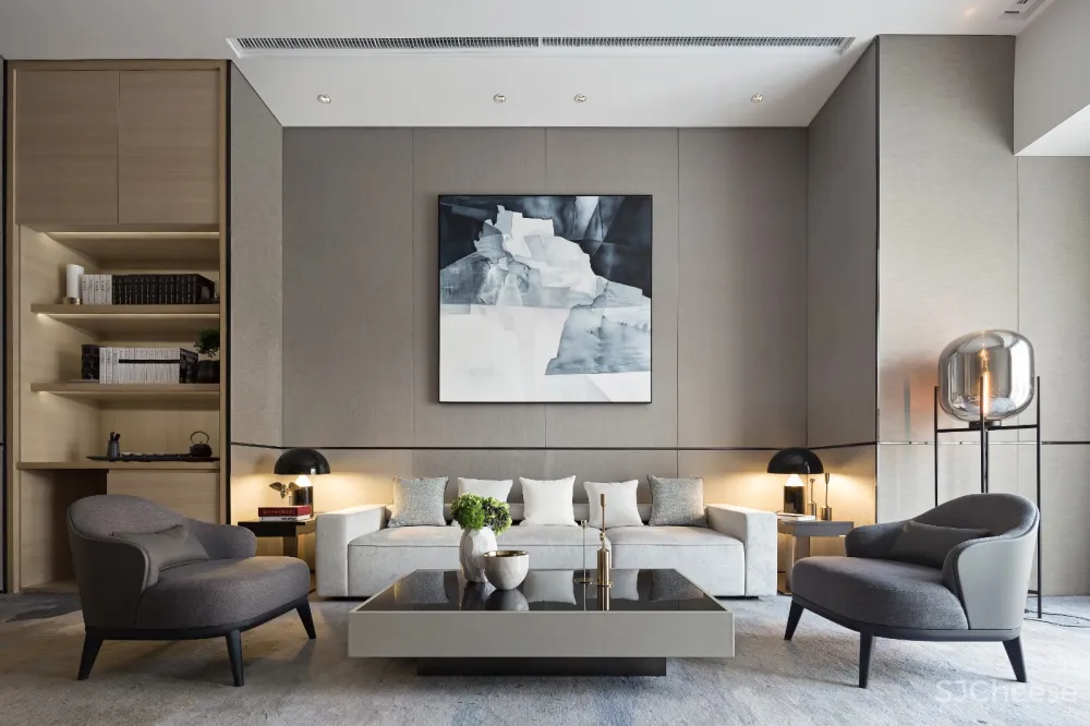 汇格设计丨写字楼大堂案例·深圳中粮云景广场写字楼