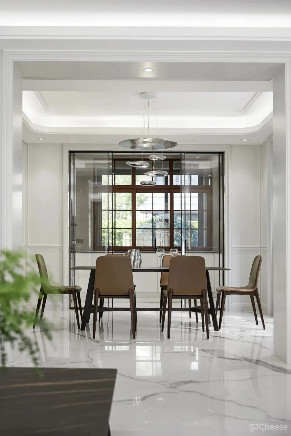 500㎡简白别墅，淡雅雍容，这才是85后向往的家！