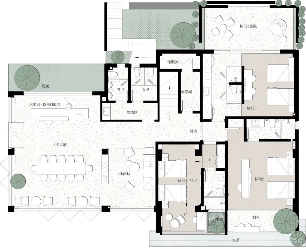 佳作 无垠设计 ×秋田布谷:夏日小屋的成长探索