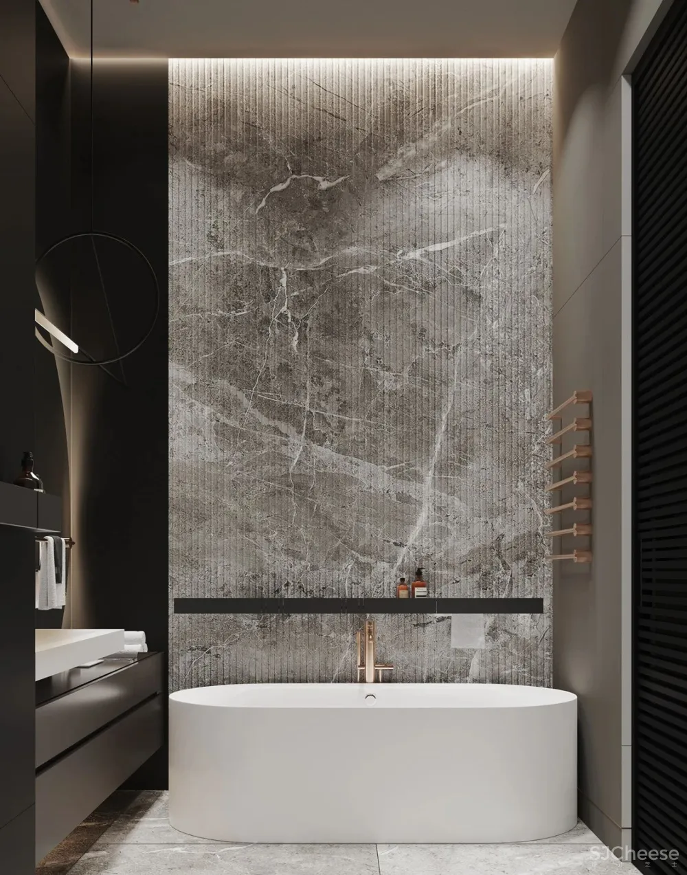 305㎡顶层复式,都市轻奢范!