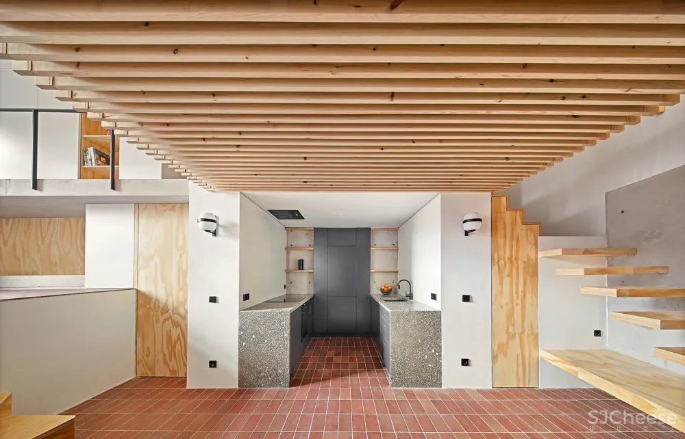 101㎡ 老宅爆改, 加了跃层让空间大一倍