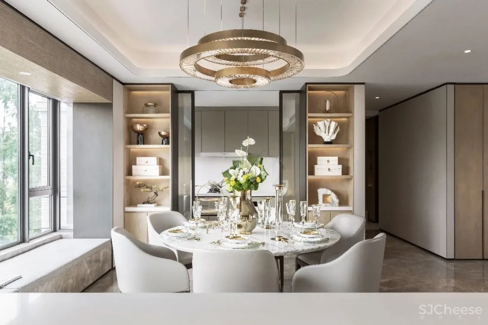 240㎡轻奢住宅,重构古典与现代的写意美学!