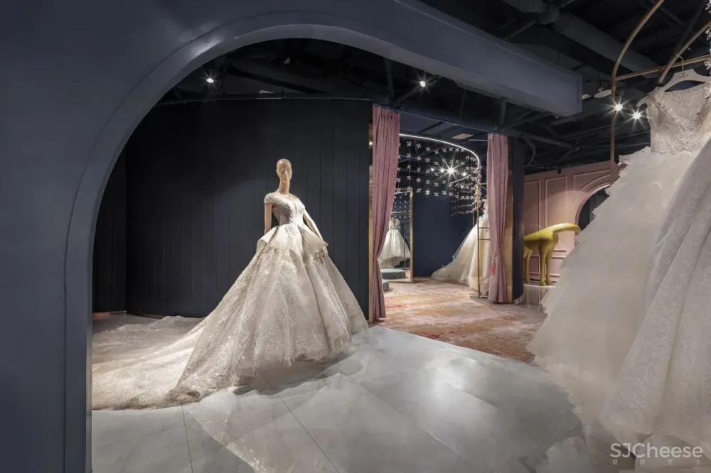 新作 苏作人装饰设计:梦中的婚纱店,是极致的Romantic!