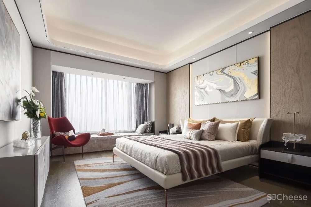 240㎡轻奢住宅,重构古典与现代的写意美学!