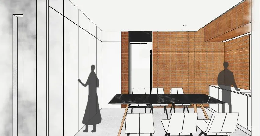 FF STUDIO:红墙之下,“度假式”办公空间