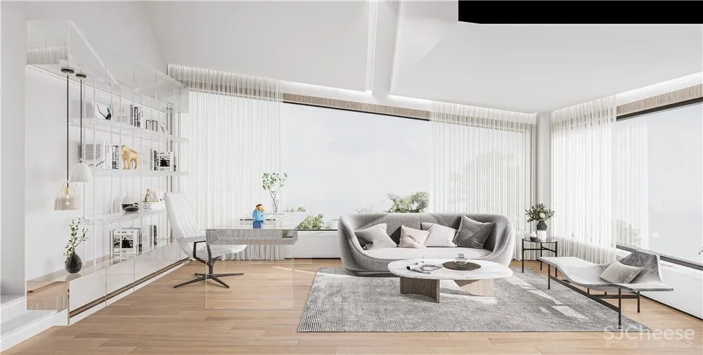 盛莉娜-苏昊臣·星作 900㎡白色极简雅宅·光影 时光