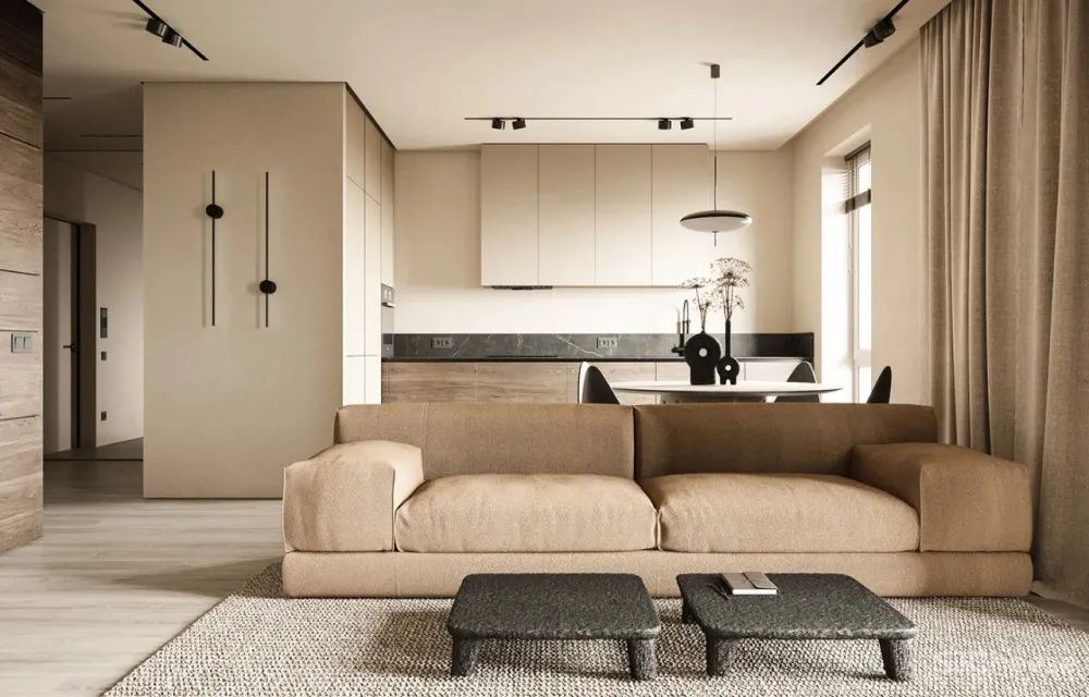 IRA LYSIUK新作 70㎡一厅一室，优雅大气！