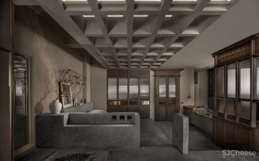 文超:128㎡灰木系空间,这样的复古才够味!