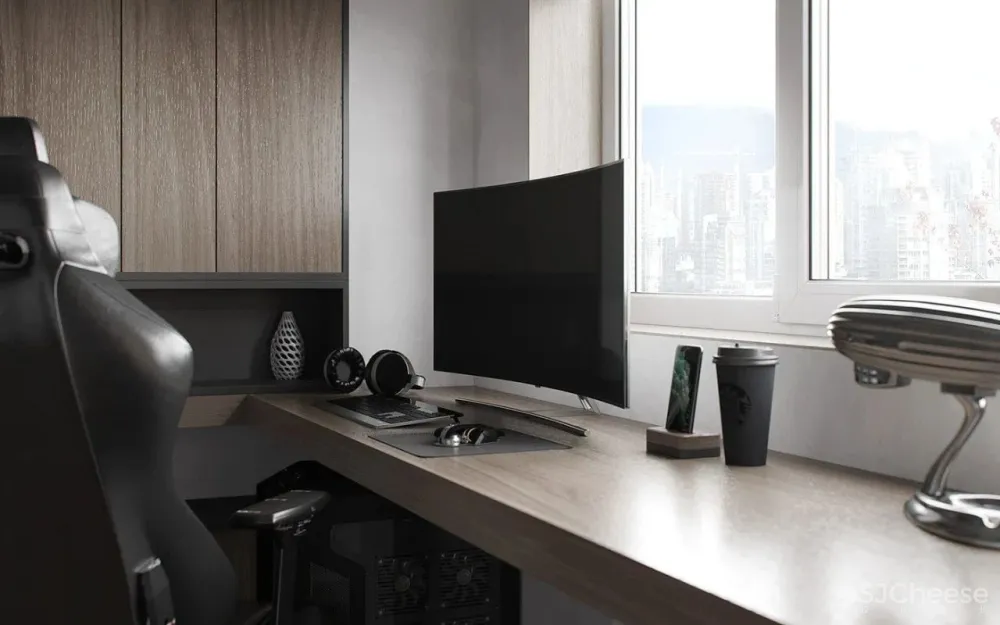 高级灰 原木，143㎡现代公寓这样设计才够腔调！