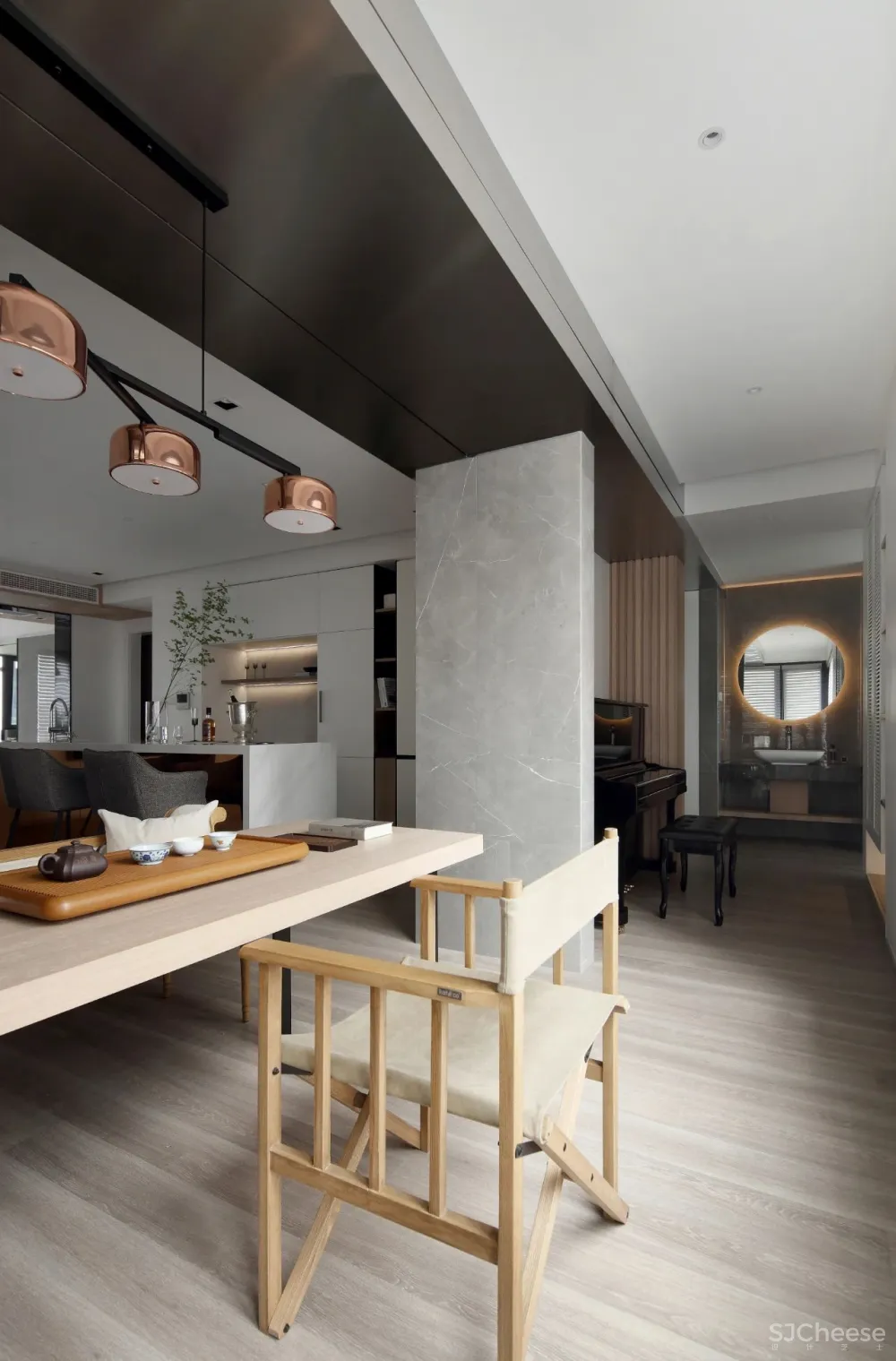 200㎡简约风私宅,自在生活的诗和远方!