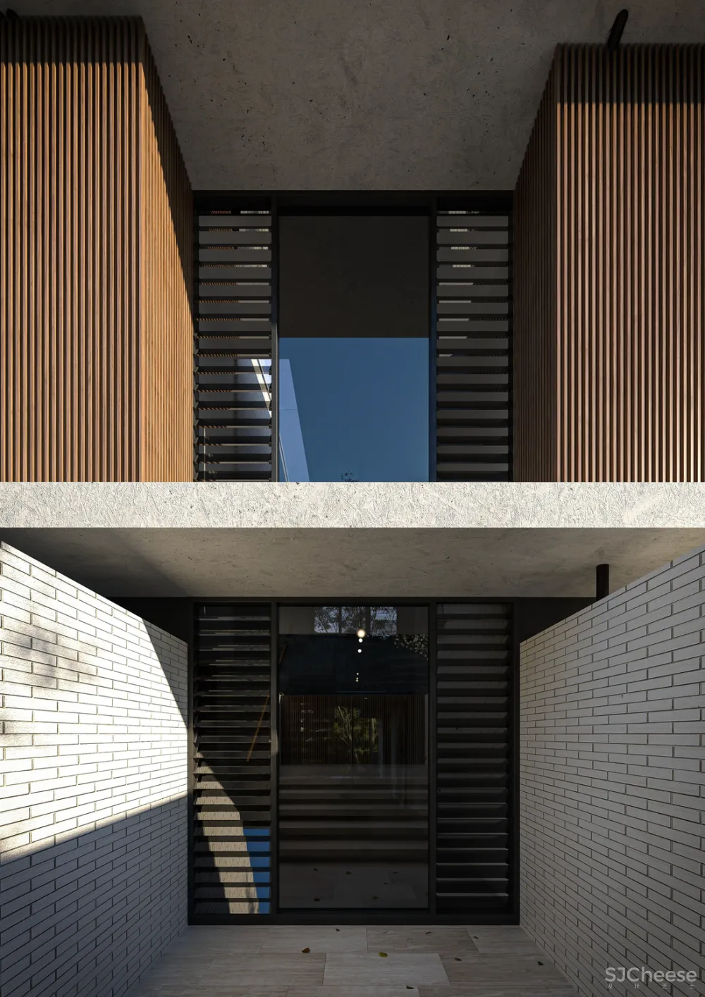 8组住宅效果图,原来大户型更适合极简风!