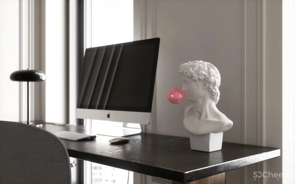 60㎡二房一厅,新古典的优雅气派!