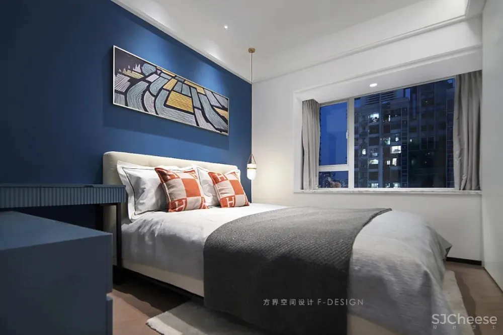 方界空间设计 与黑白对话的110㎡现代都市美学家