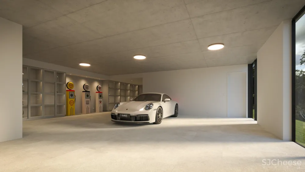 8组住宅效果图,原来大户型更适合极简风!