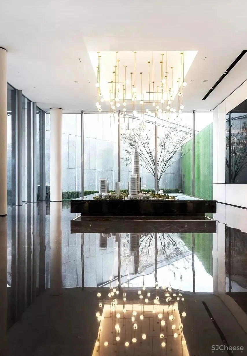 香港環亞聯合設計:自然闲适、悠然忘我 时代滨江上品销售中心! 中国国际室内设计年鉴