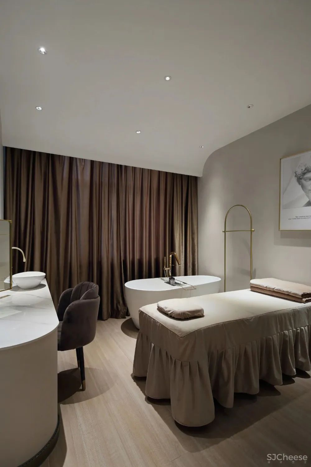 300㎡暖白调空间,简约治愈,尽显温柔!