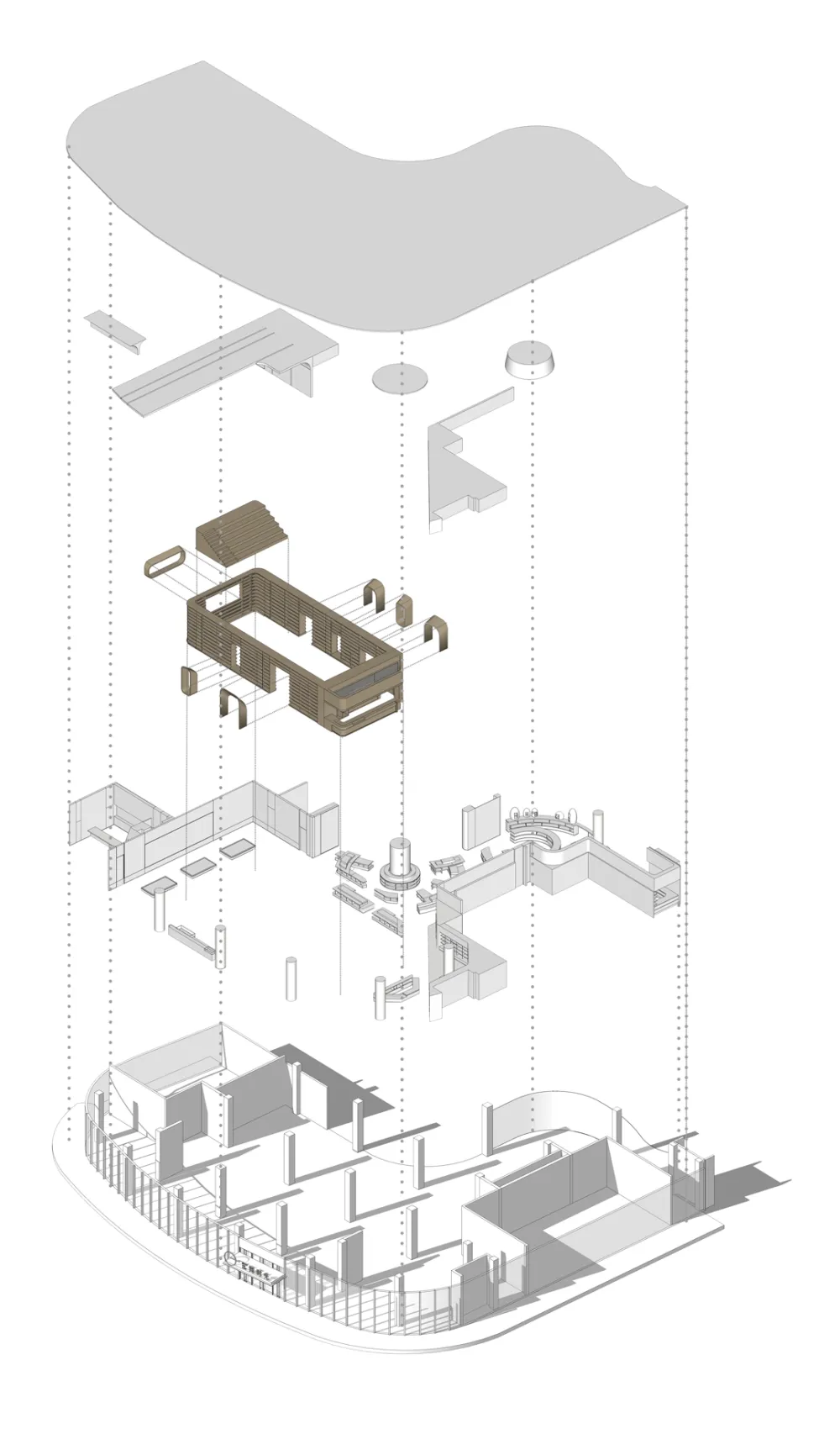 阅时光—新式多功能书店 共生形态设计