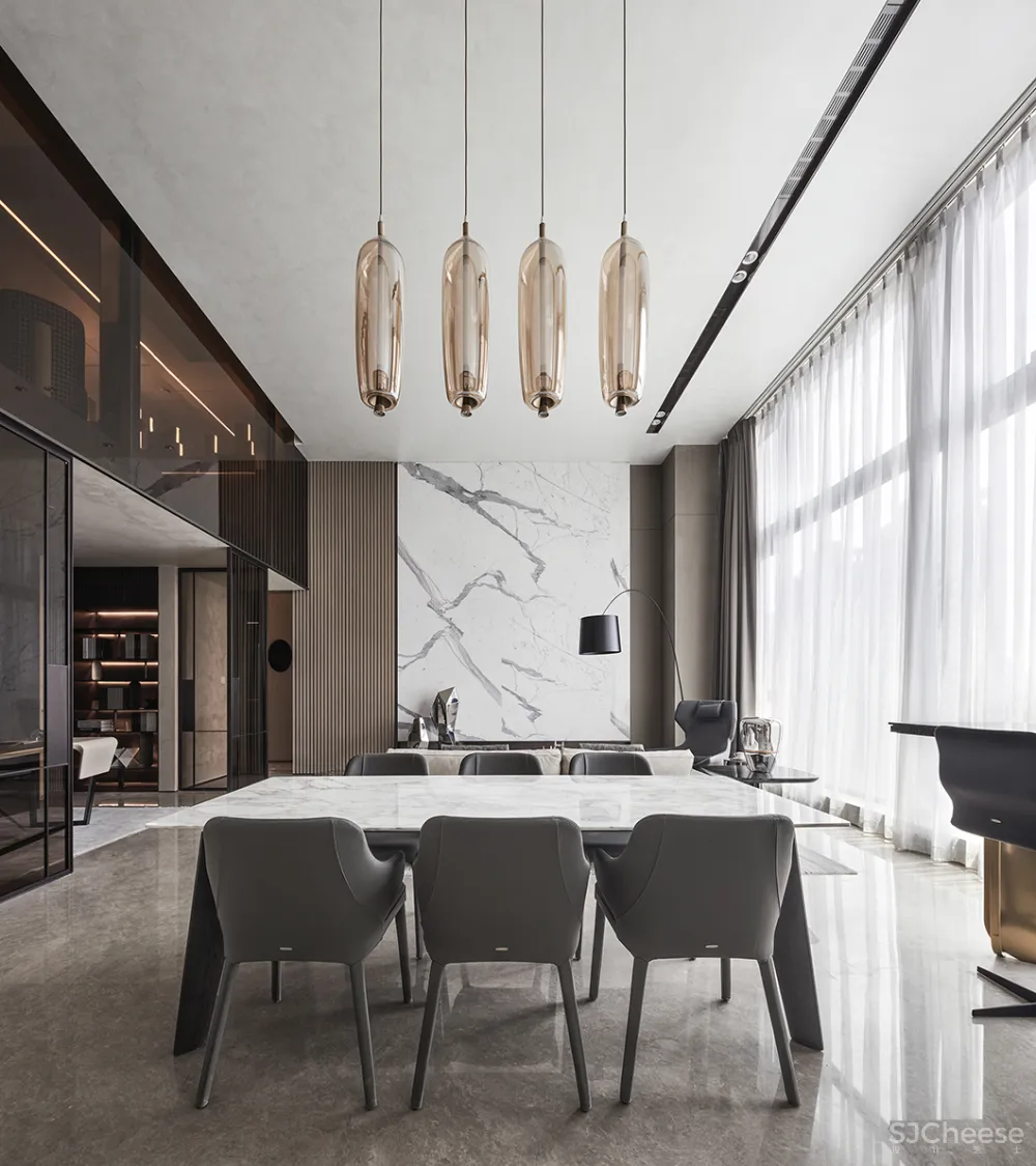 210㎡简约大平层,最纯粹的设计格调!