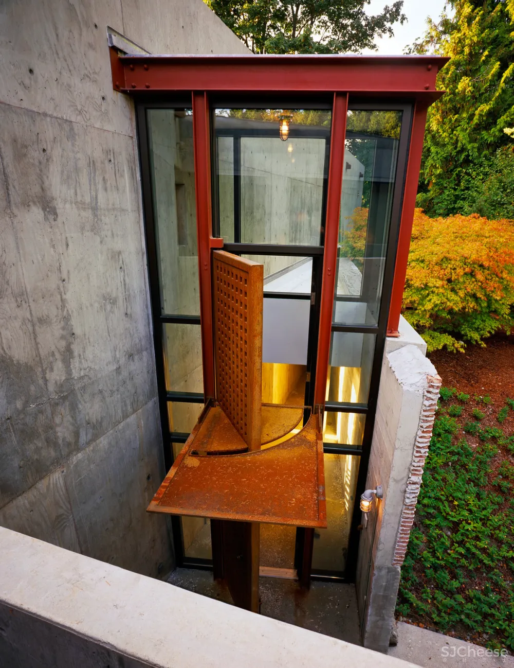 他设计的10栋别墅,每一个都“机关算尽”太酷了!