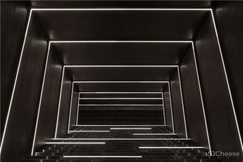 锋尚设计:流动的光与影 滨河珑府销售中心! 中国国际室内设计年鉴