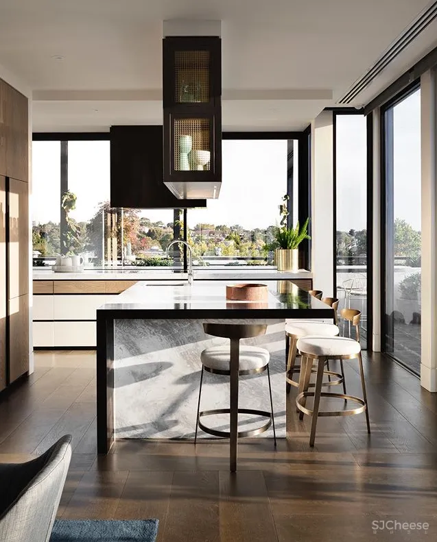 豪华公寓的精装房设计，也要简单耐看