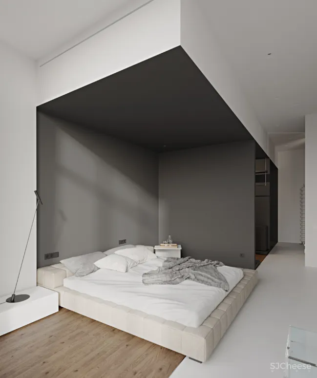 不爱客厅爱卧室？这个家的两个房间占据了总面积的三分之二!