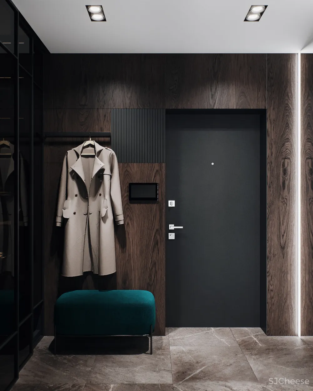 110㎡ 两室一厅,灯光这样设计更优雅!