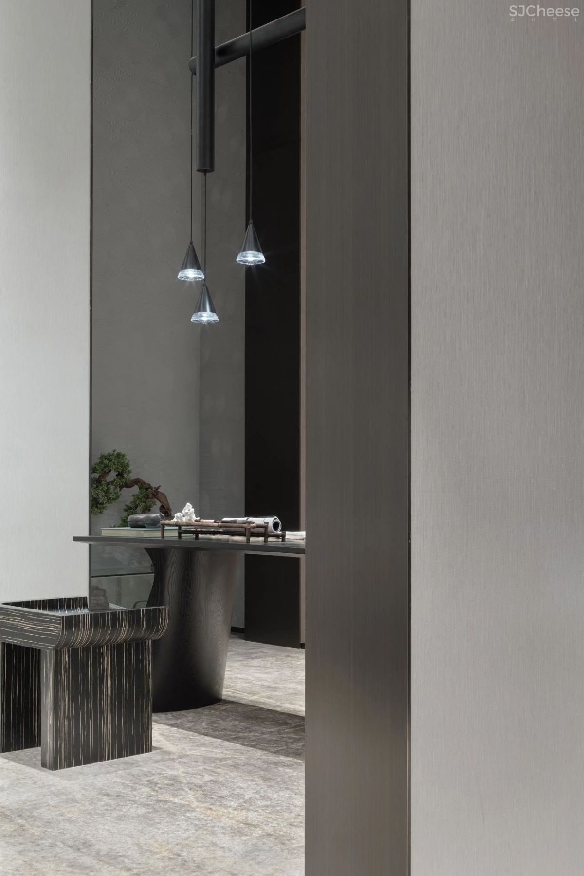 高级灰融合水墨意象,演绎超美新中式!