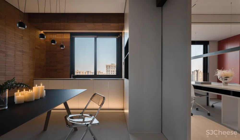 FF STUDIO:红墙之下,“度假式”办公空间