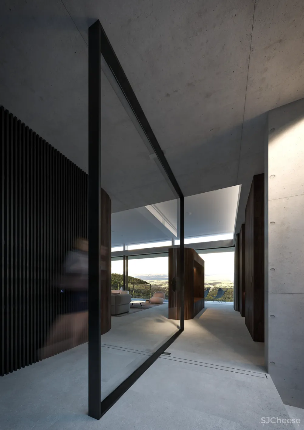 8组住宅效果图,原来大户型更适合极简风!