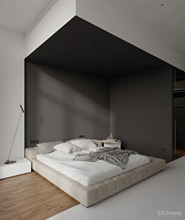 不爱客厅爱卧室？这个家的两个房间占据了总面积的三分之二!